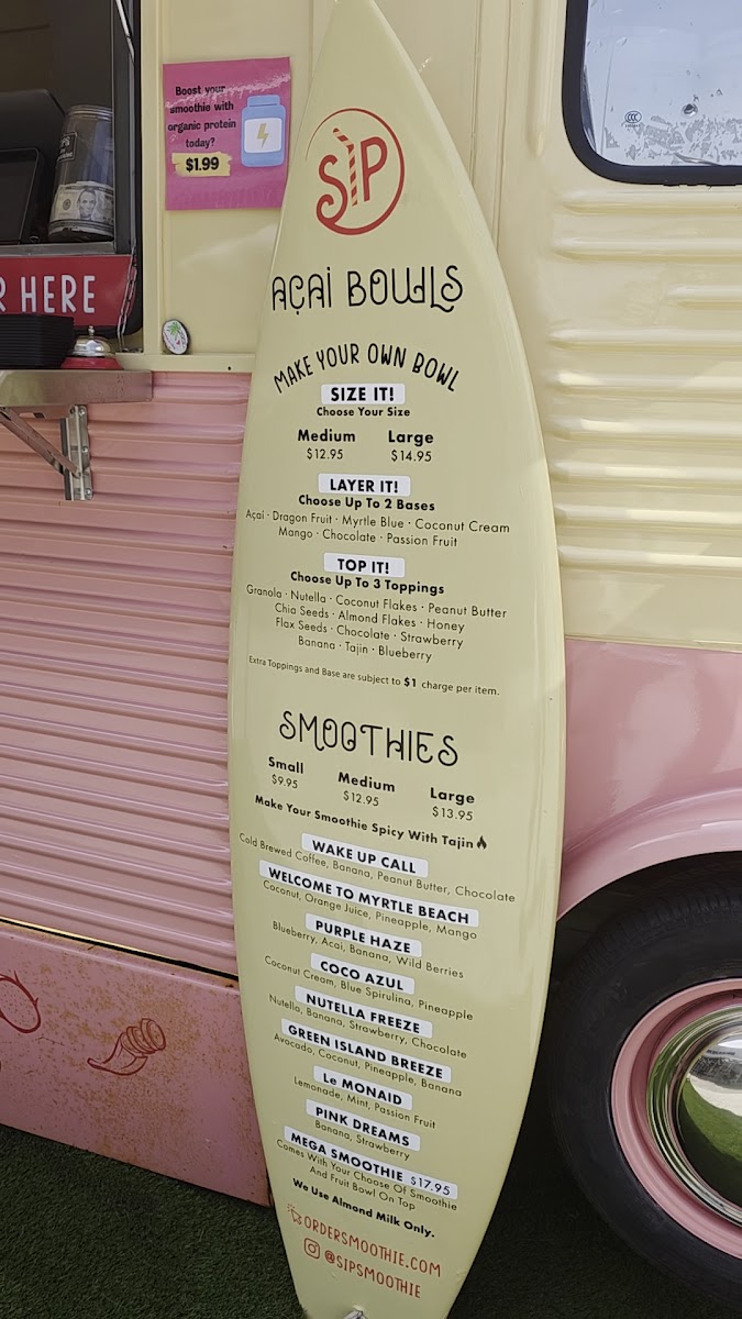 Sip Smoothie & Acai Photo Menu 3