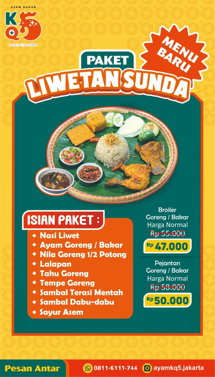 Ayam Bakar KQ5 Pondok Kelapa Photo Menu 8
