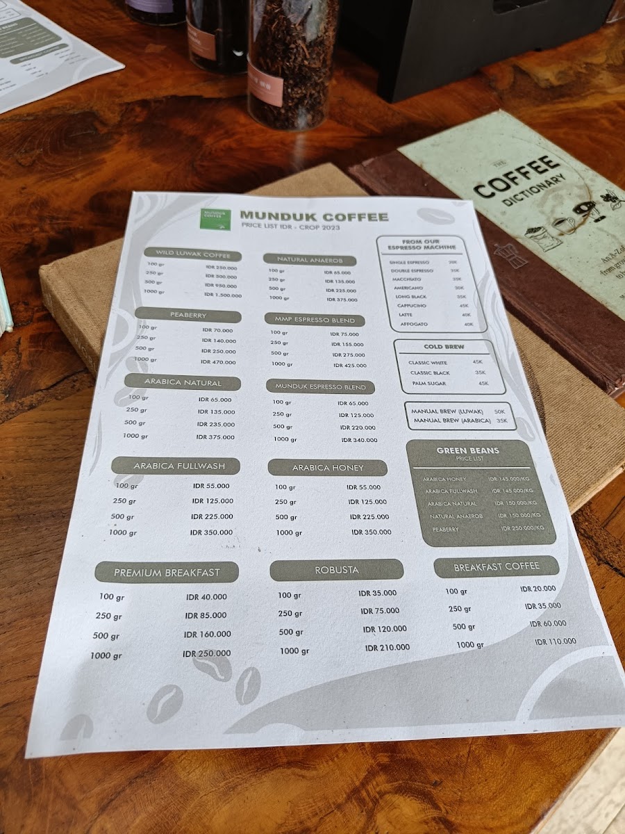 MUNDUK COFFEE Photo Menu 3