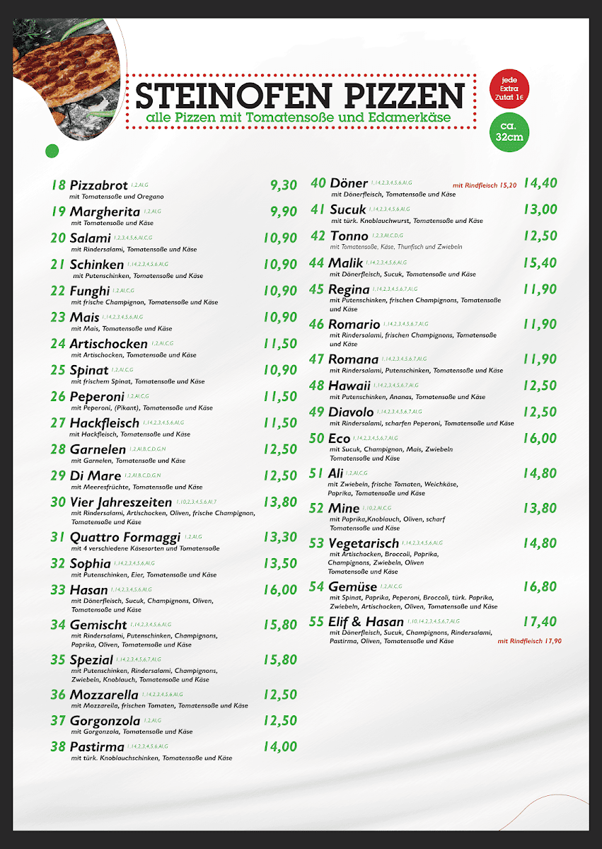 Elif Pizza & Pide Photo Menu 4