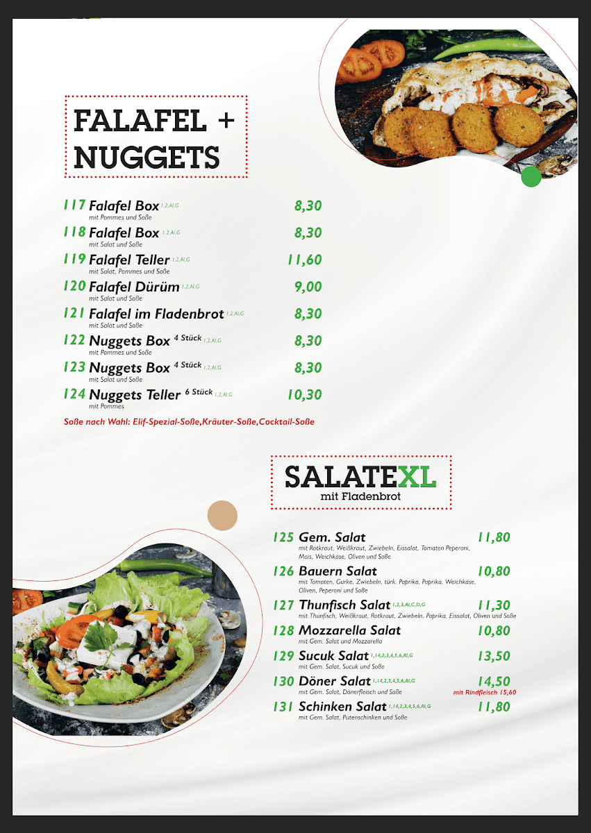 Elif Pizza & Pide Photo Menu 6