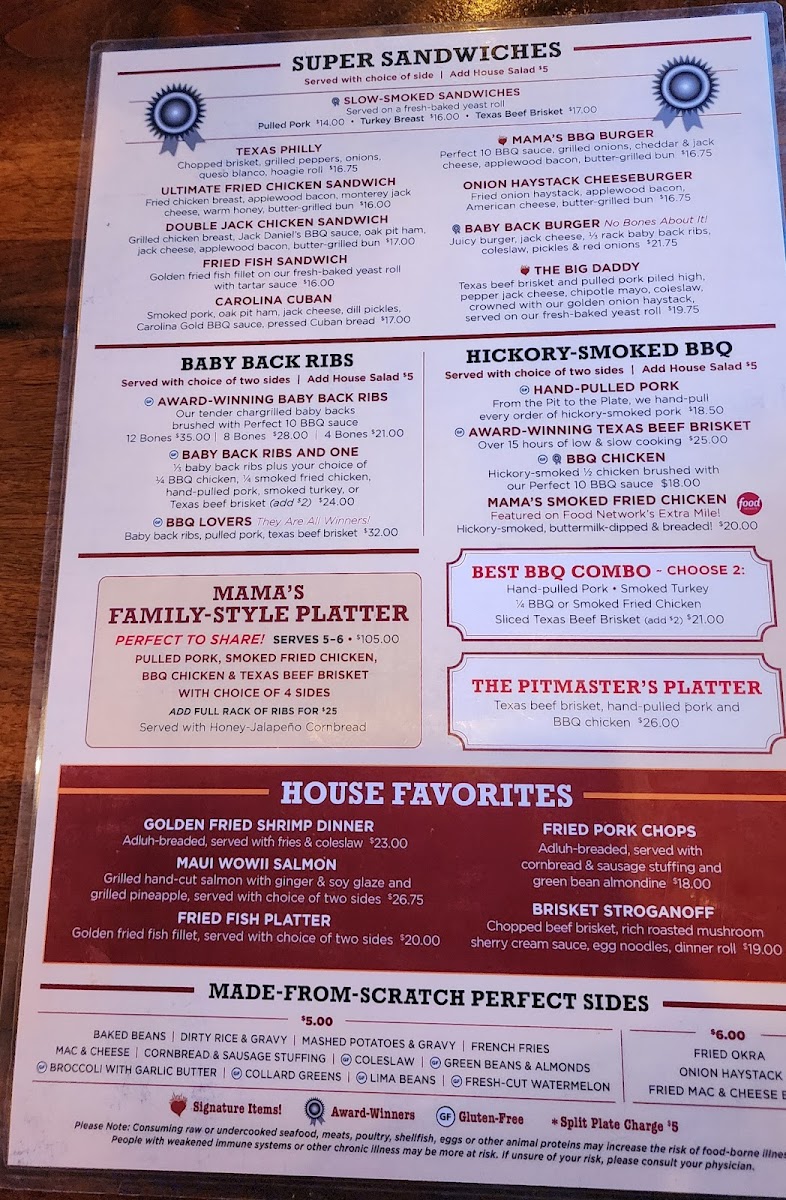 One Hot Mama's BBQ Photo Menu 3