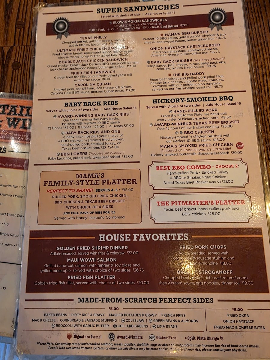 One Hot Mama's BBQ Photo Menu 7