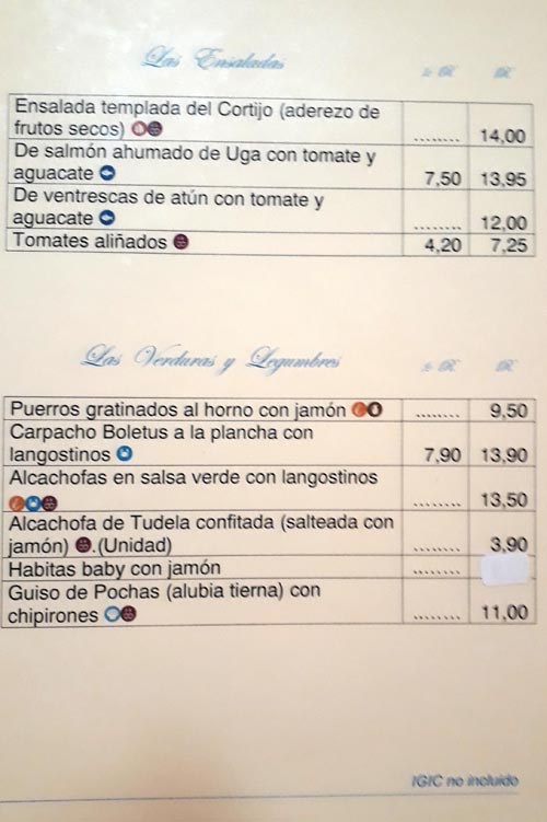 Bar Restaurante El Cortijo Photo Menu 6