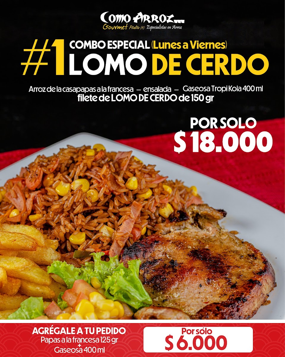 Como Arroz Pitalito Photo Menu 2