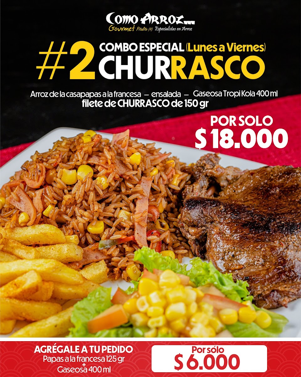Como Arroz Pitalito Photo Menu 3