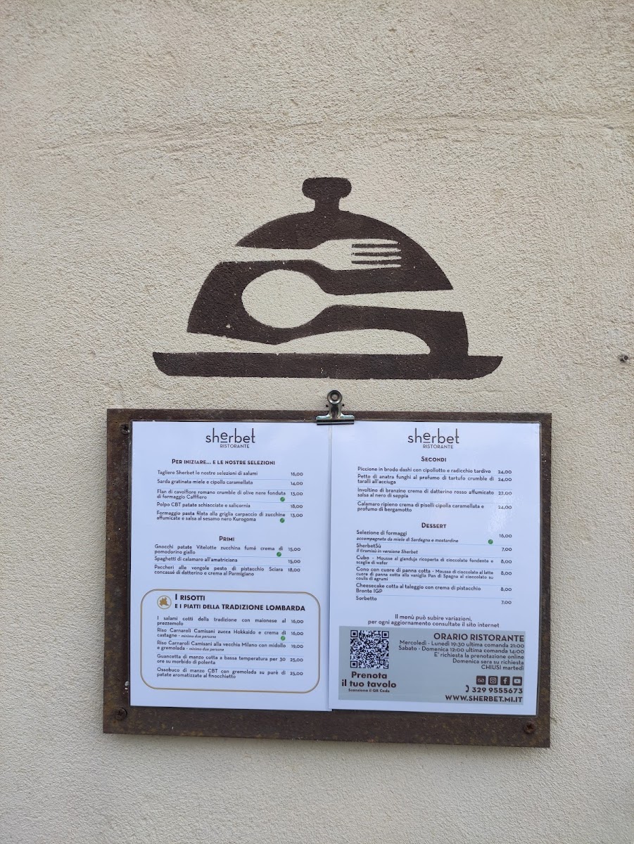 SHERBET RISTORANTE Photo Menu 3