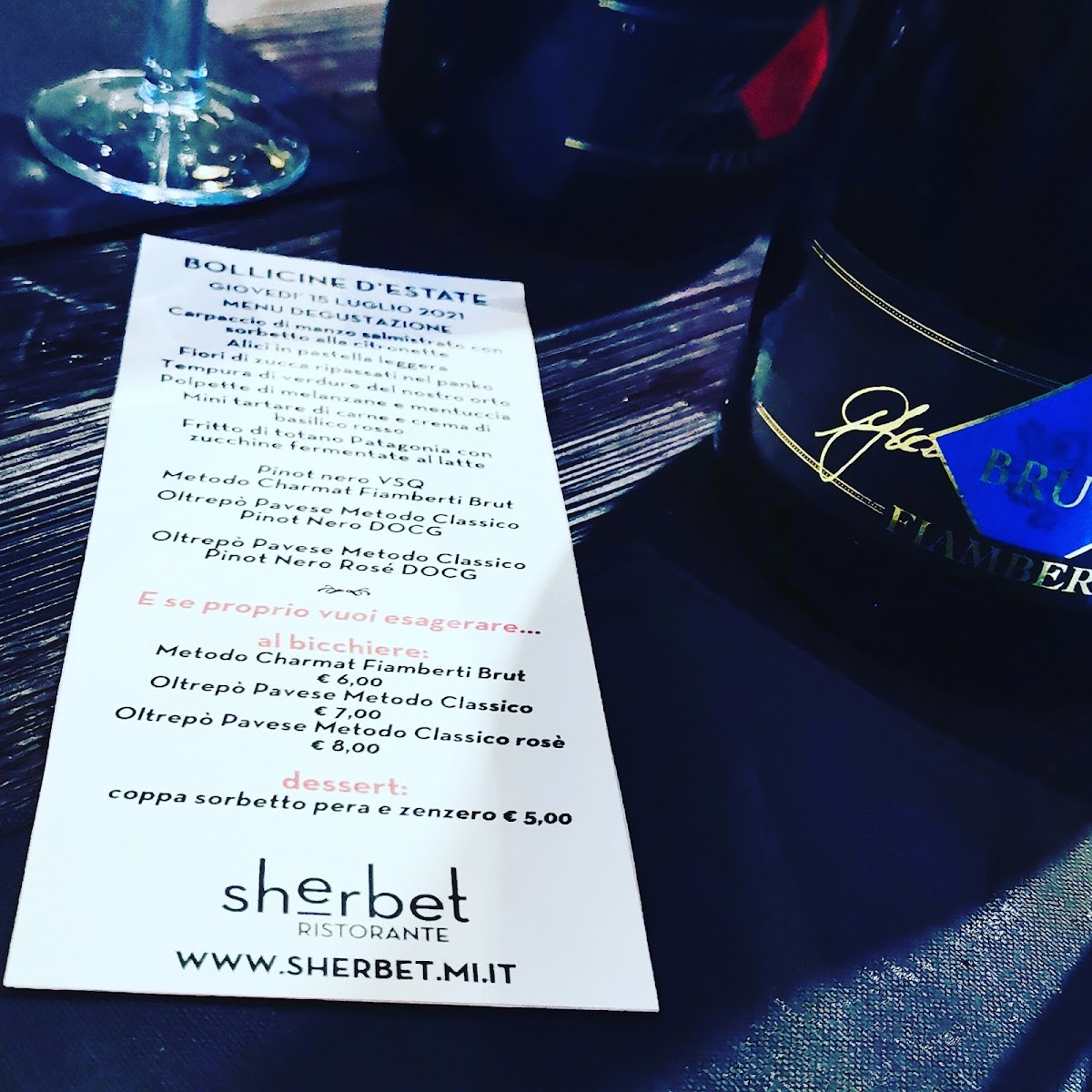 SHERBET RISTORANTE Photo Menu 4