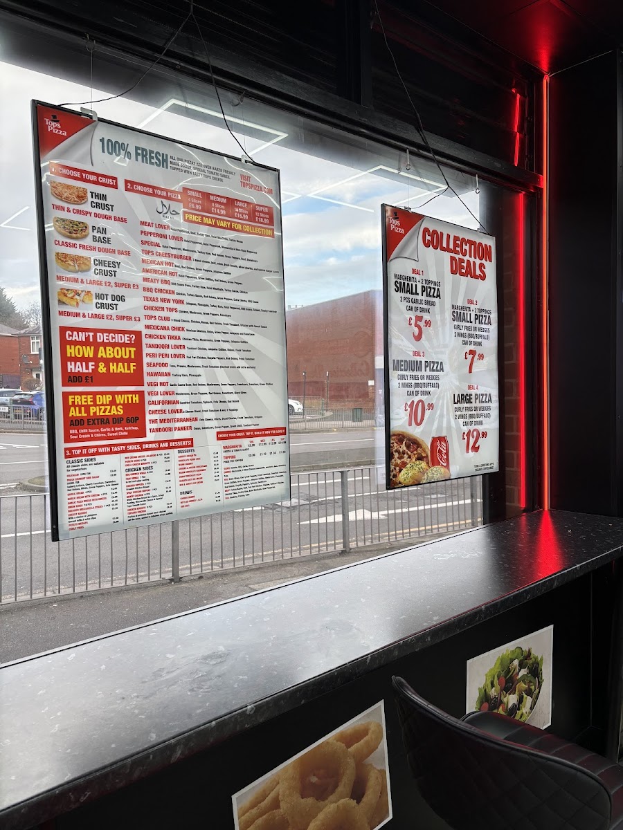 Tops Pizza Birmingham SE Photo Menu 9