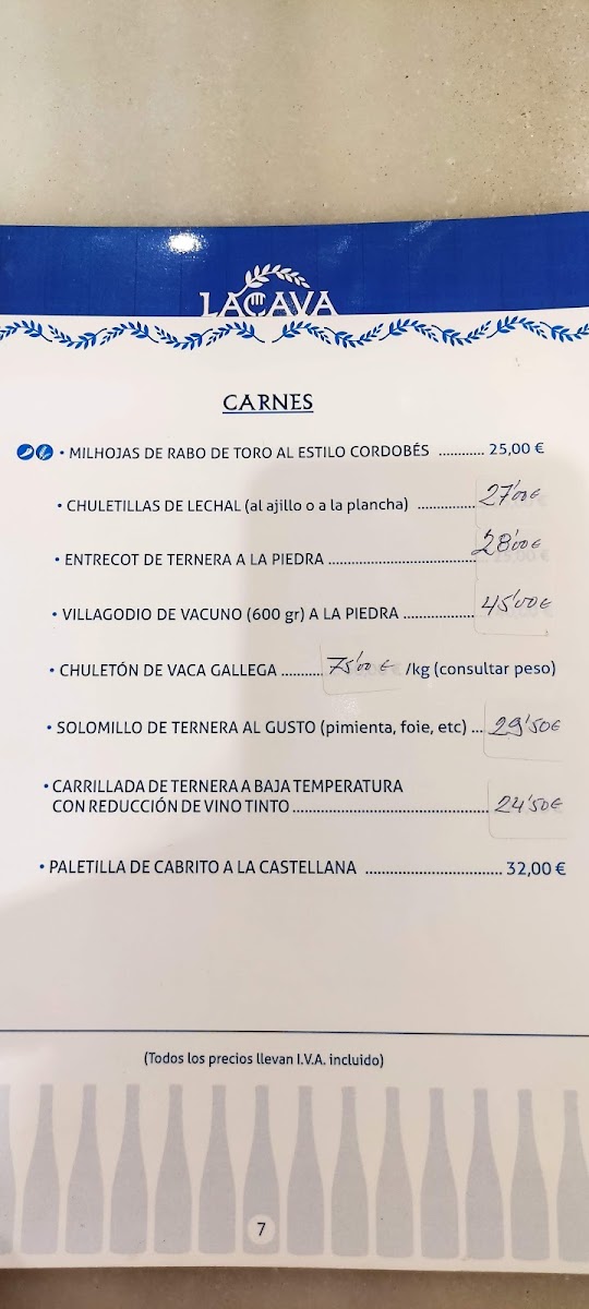 Restaurante Gastrotaberna Lacava Photo Menu 2