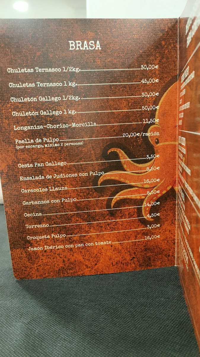 Brasa y Pulpo Photo Menu 1