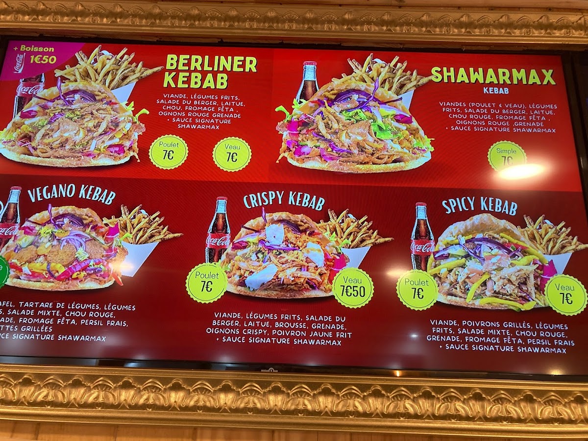 Shawarmax Photo Menu 2