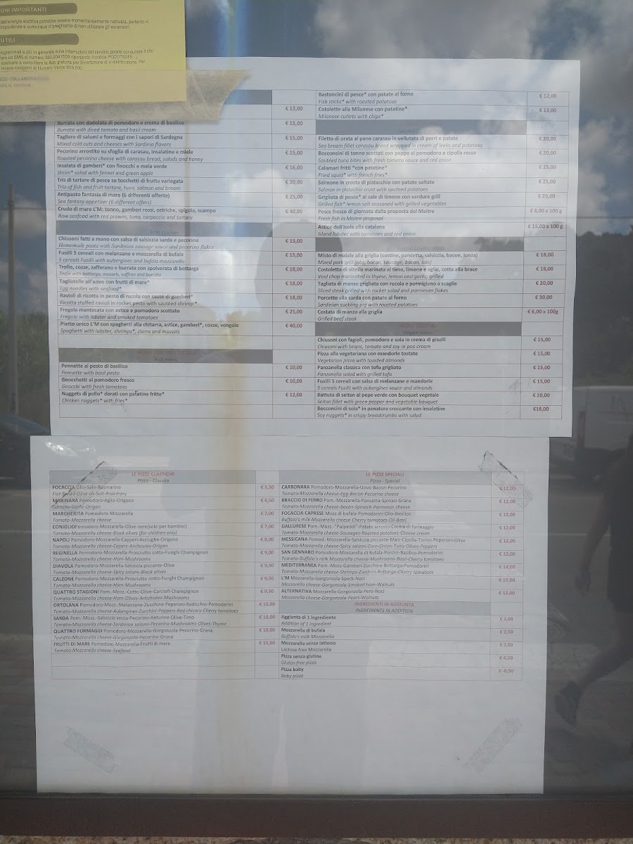 L'M Ristorante Photo Menu 4