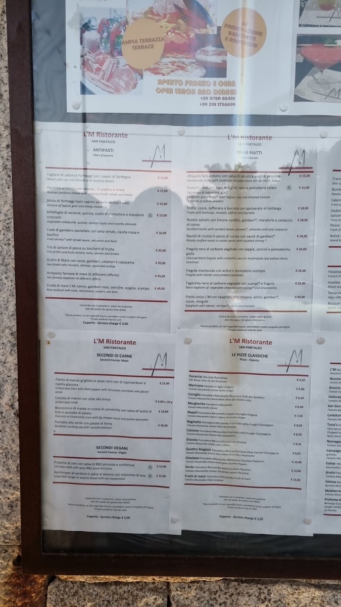 L'M Ristorante Photo Menu 6