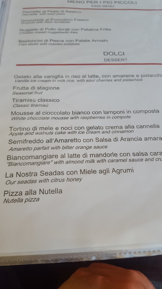 L'M Ristorante Photo Menu 7