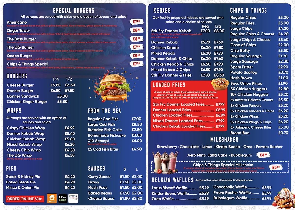 Chips & Things Photo Menu 1