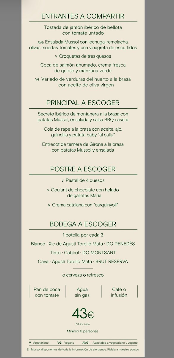 Mussol Pedralbes Photo Menu 10