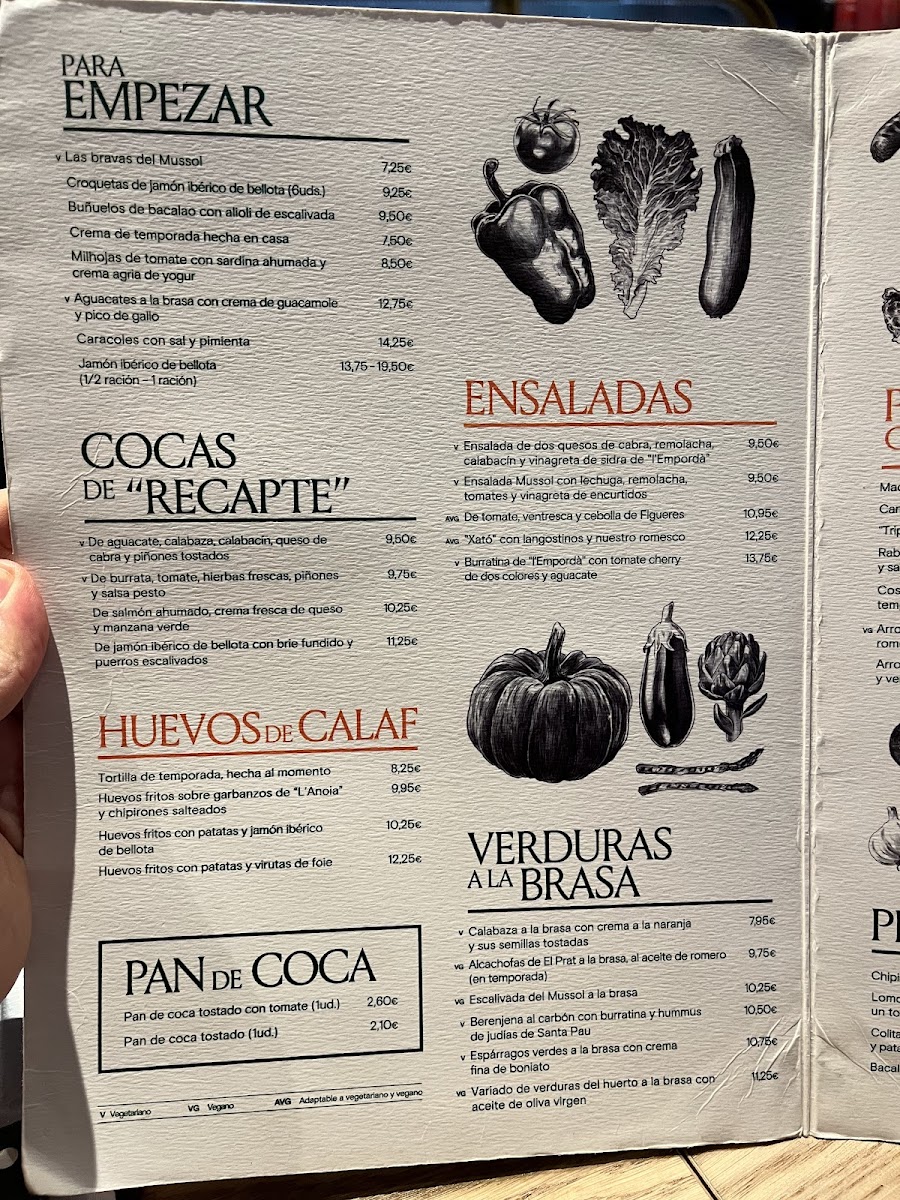 Mussol Pedralbes Photo Menu 4