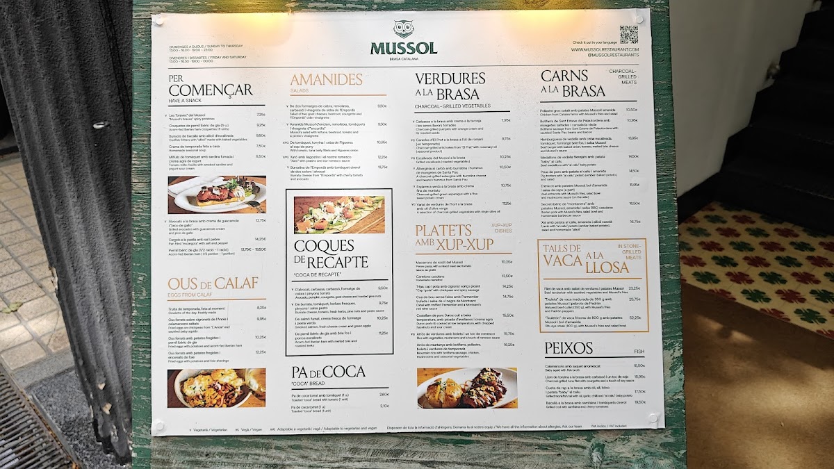Mussol Pedralbes Photo Menu 6