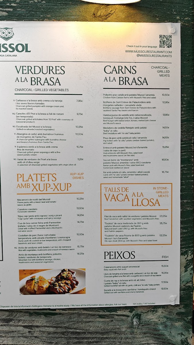 Mussol Pedralbes Photo Menu 7