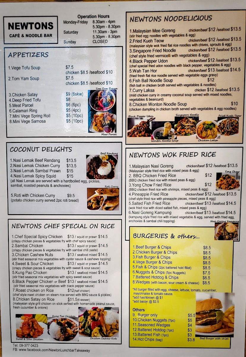 Newton Cafe & Noodle Bar Photo Menu 6