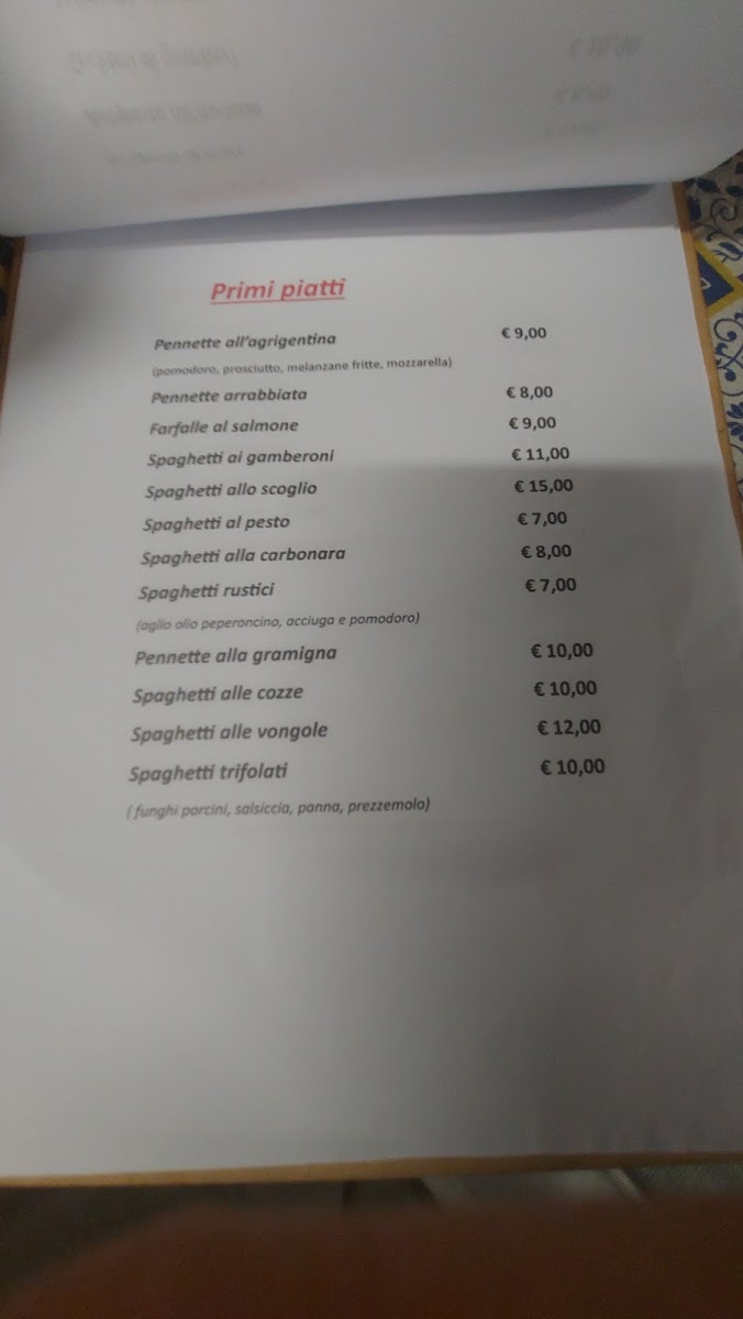 Ristorante Pizzeria Bar 'Ni Tanu Photo Menu 3