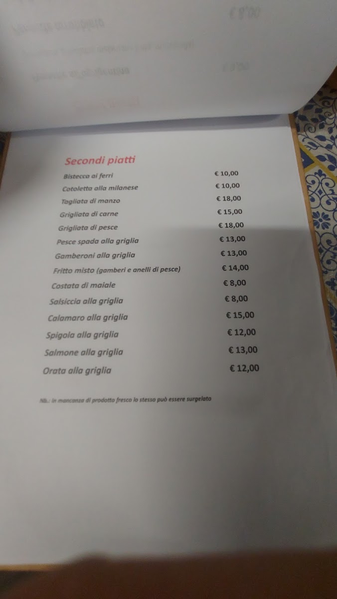 Ristorante Pizzeria Bar 'Ni Tanu Photo Menu 4