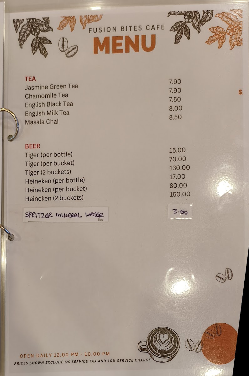 Fusion Bites Cafe Photo Menu 10