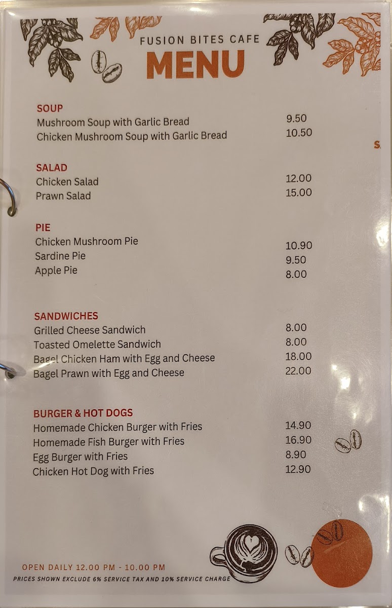 Fusion Bites Cafe Photo Menu 8