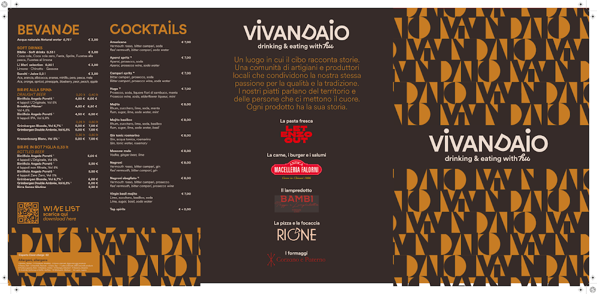 Vivandaio Photo Menu 1