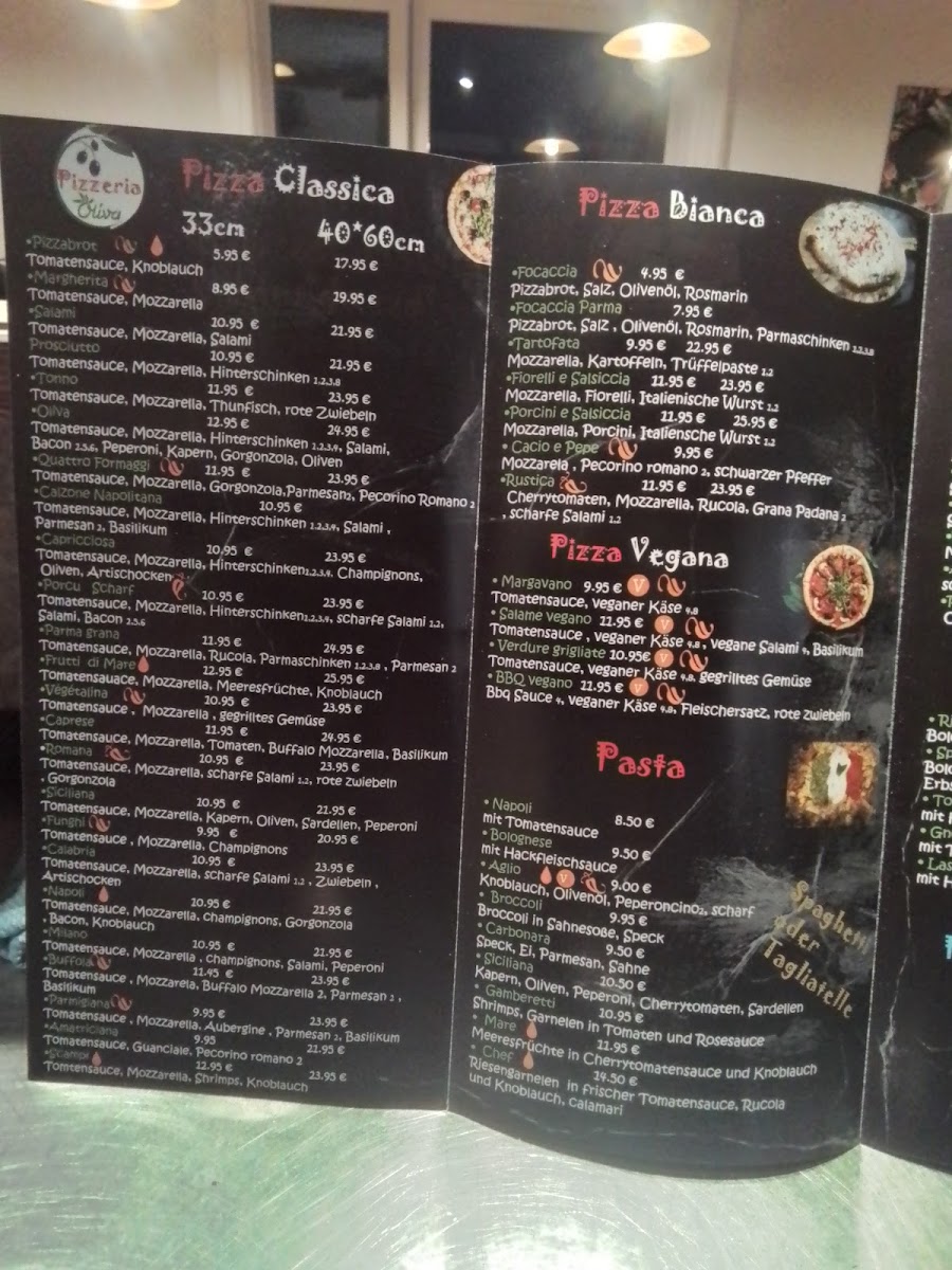Pizzeria Oliva Photo Menu 2