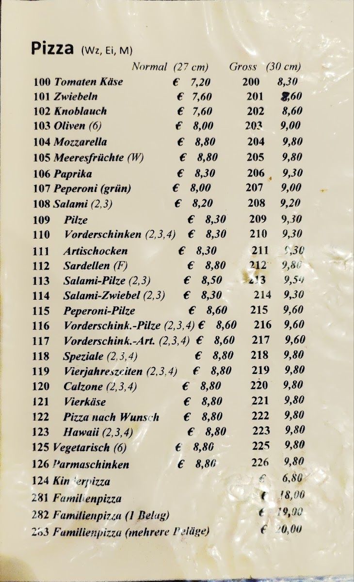 Pizzeria Romano (Brückenpaulus) Photo Menu 1