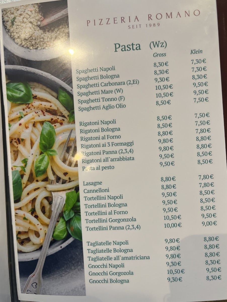 Pizzeria Romano (Brückenpaulus) Photo Menu 2