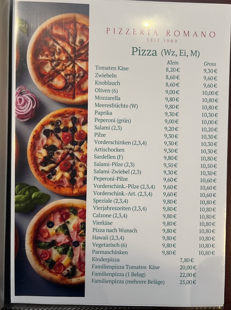 Pizzeria Romano (Brückenpaulus) Photo Menu 4