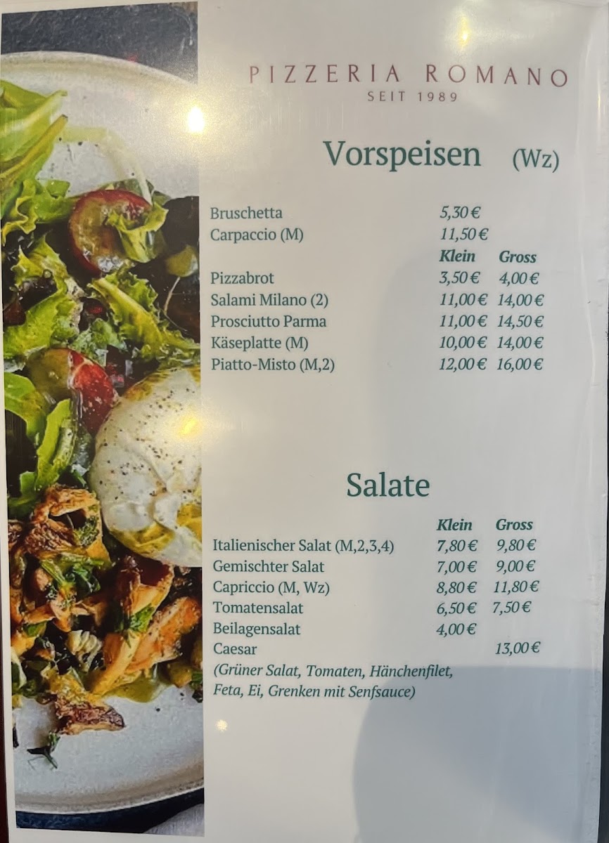 Pizzeria Romano (Brückenpaulus) Photo Menu 7
