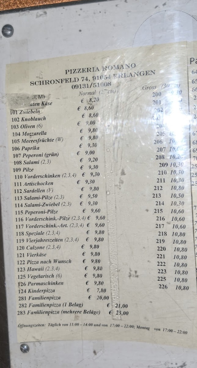 Pizzeria Romano (Brückenpaulus) Photo Menu 9