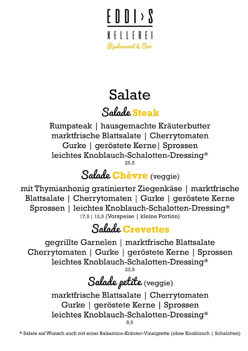 EDDI'S KELLEREI Restaurant & Bar Photo Menu 2