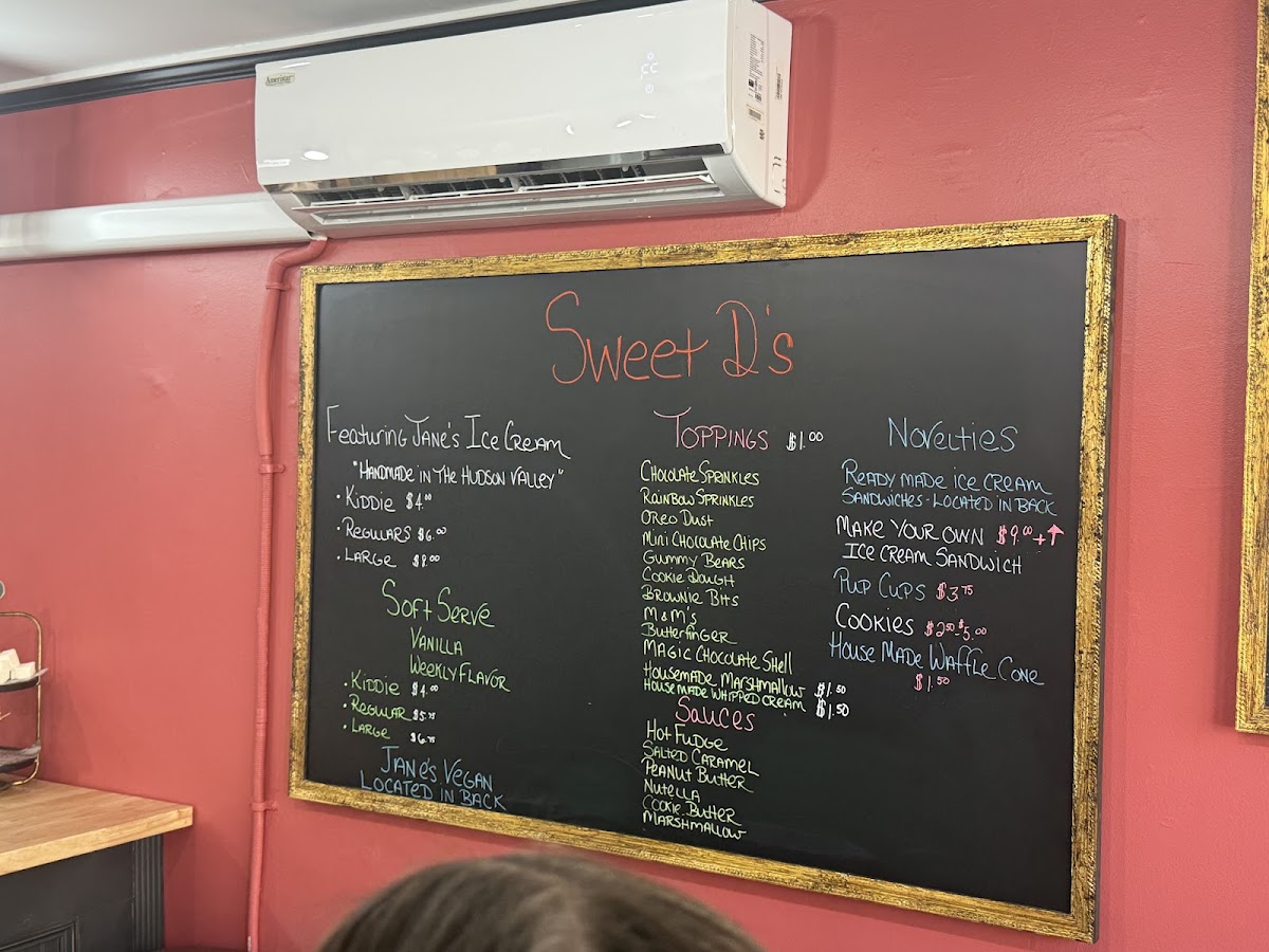 Sweet D's Ice Cream Photo Menu 2