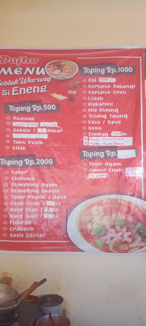 Seblak prasmanan siEneng