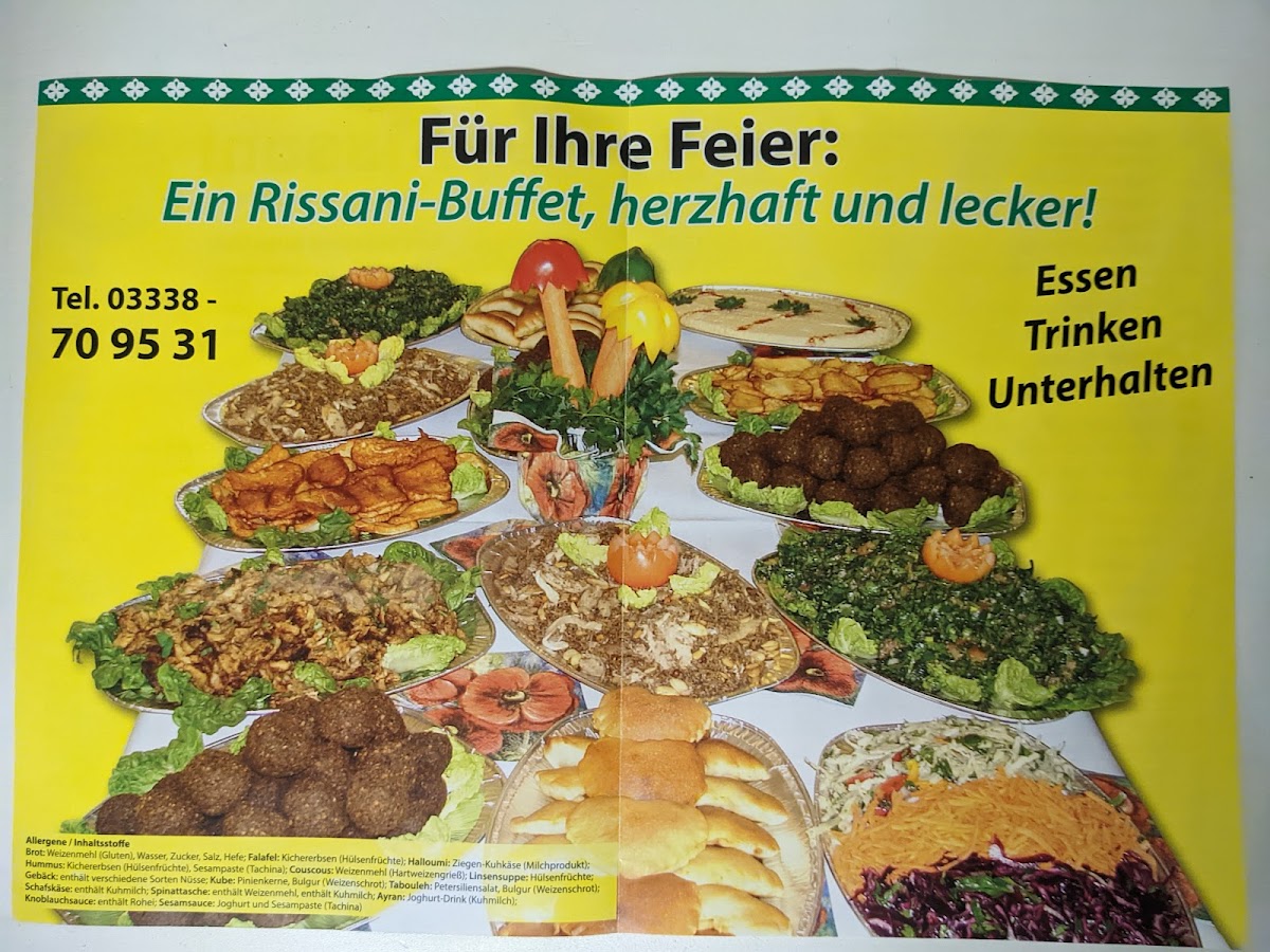 Rissani-Imbiss Photo Menu 7