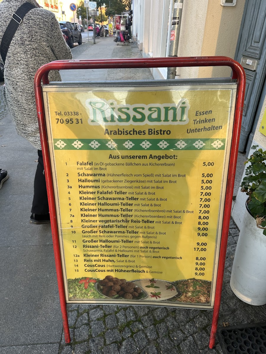 Rissani-Imbiss Photo Menu 8