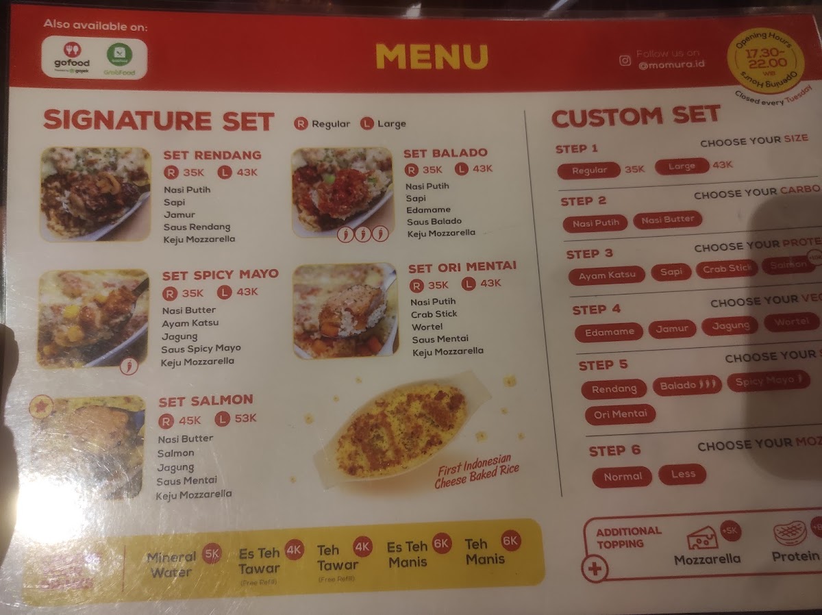 Momura Photo Menu 3