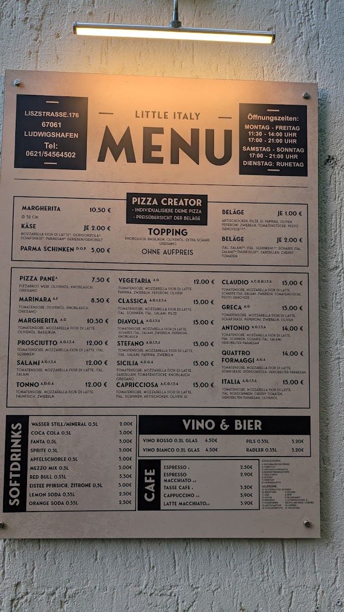 Little Italy - Eiscafé & Pizzeria Photo Menu 2
