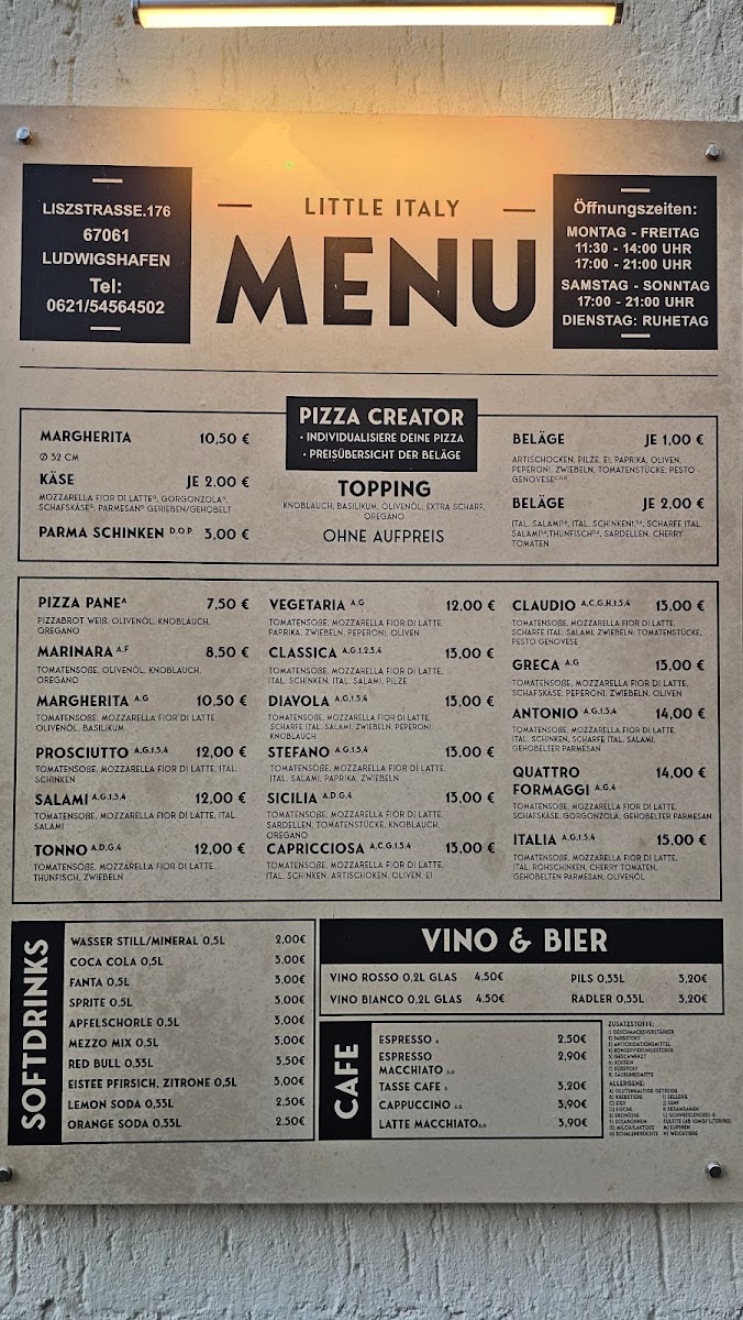 Little Italy - Eiscafé & Pizzeria Photo Menu 3