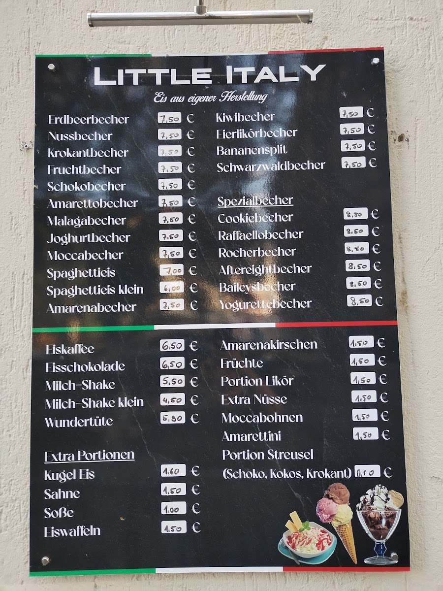 Little Italy - Eiscafé & Pizzeria Photo Menu 5