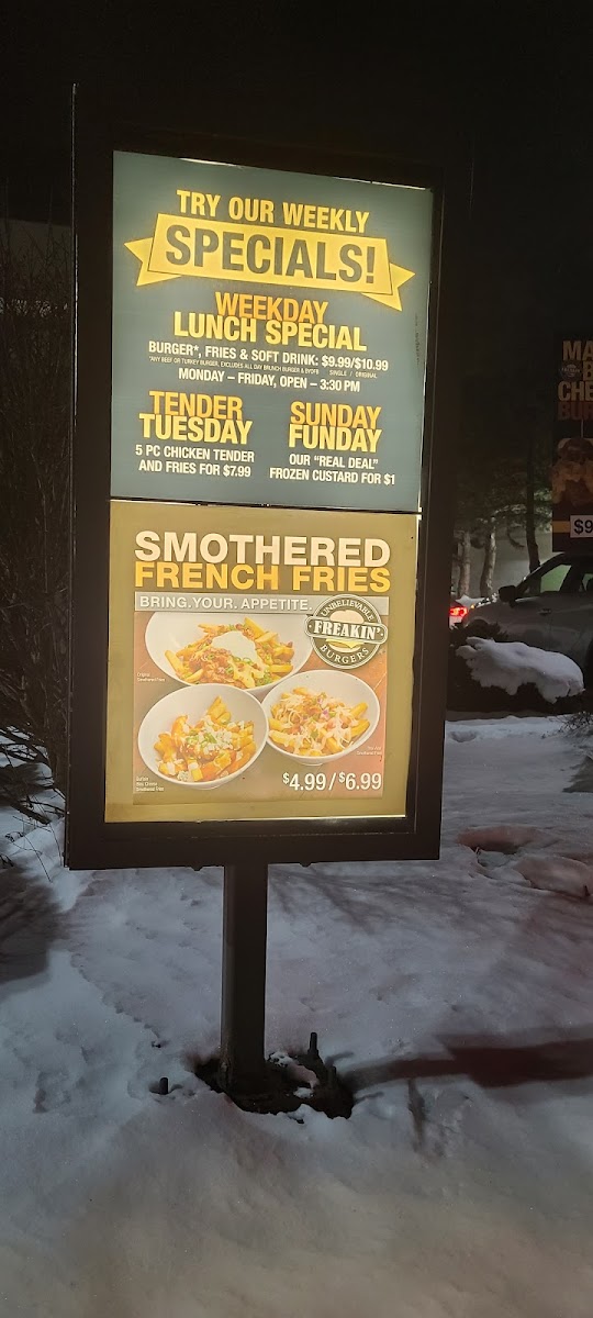 Freakin' Unbelievable Burgers Photo Menu 3
