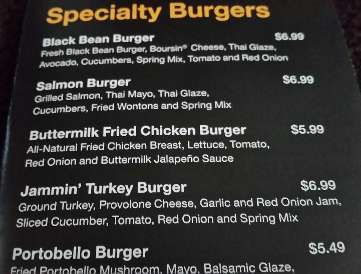 Freakin' Unbelievable Burgers Photo Menu 7