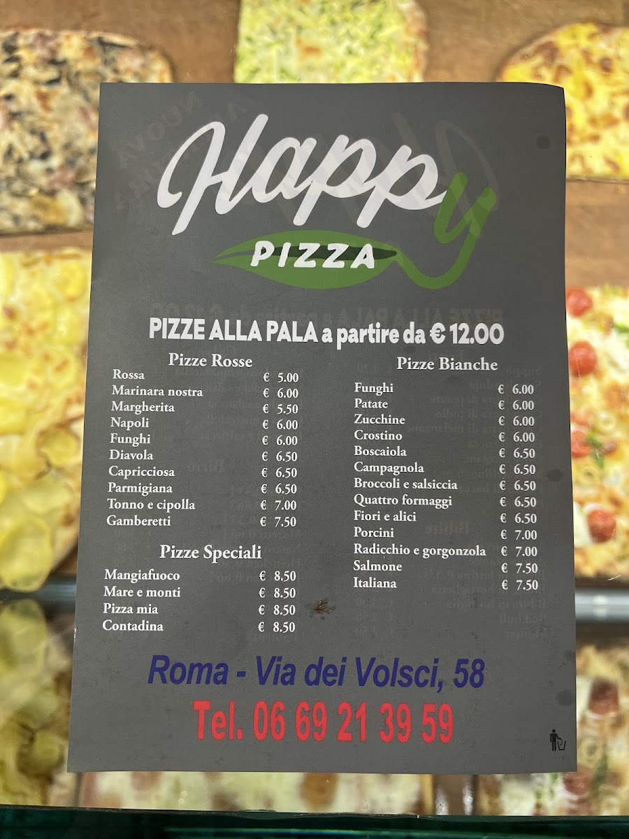 HAPPY PIZZA Photo Menu 2
