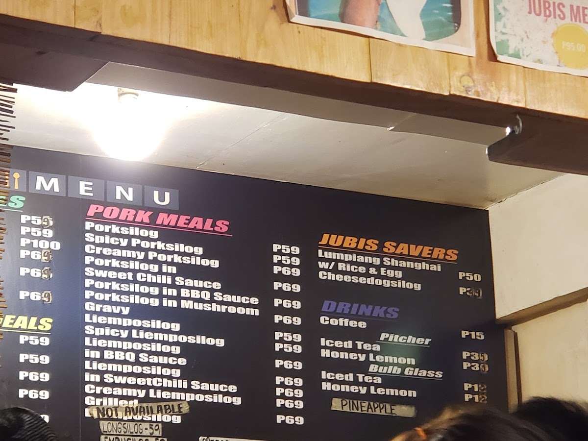 Jubisilog-Muntinlupa (Tunasan) Photo Menu 1