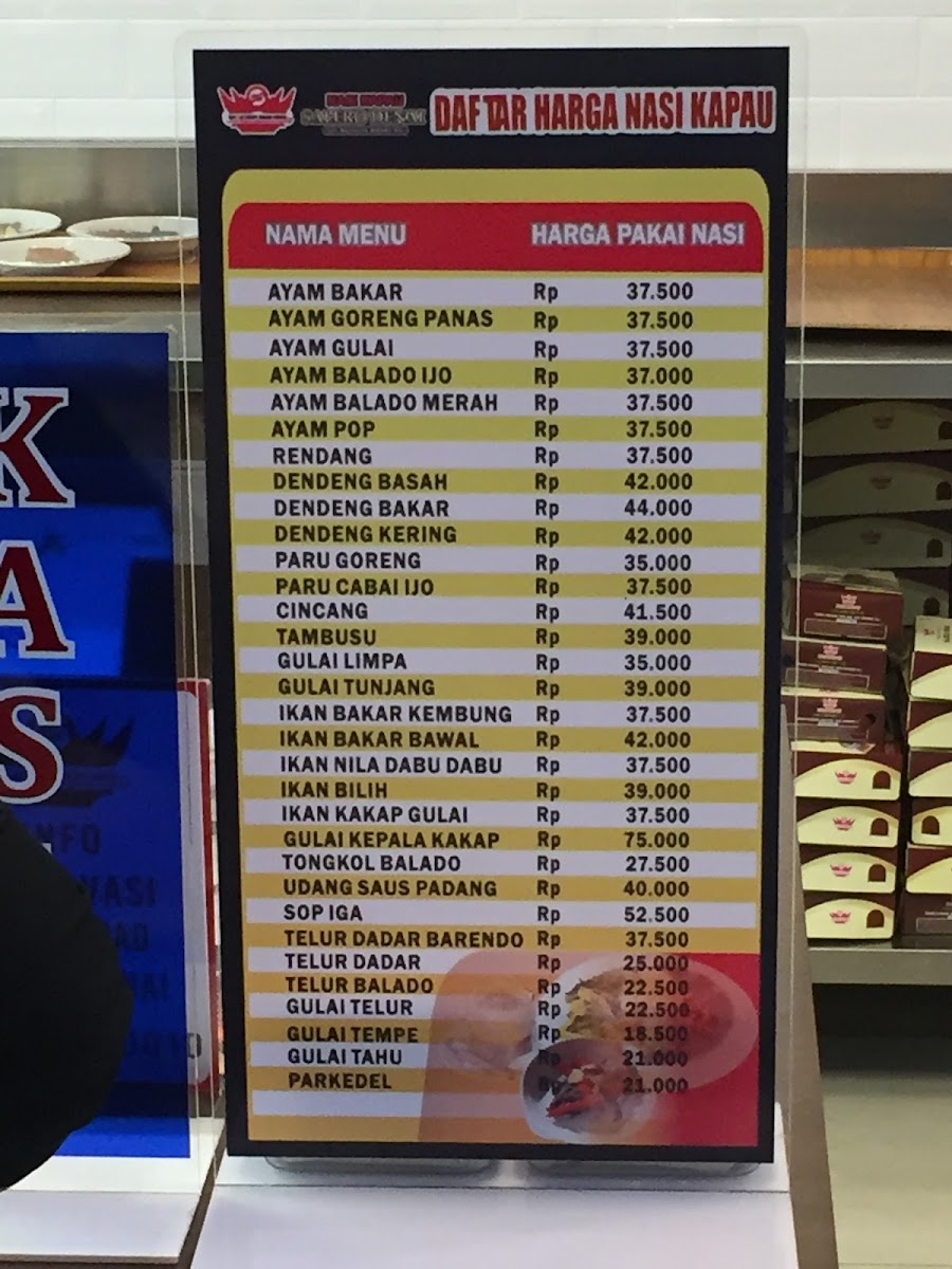 Nasi Kapau Salero Denai Photo Menu 6